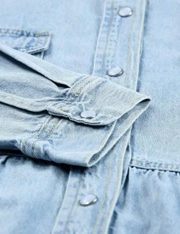 Rochie scurta SHEIN, bleu Albastru