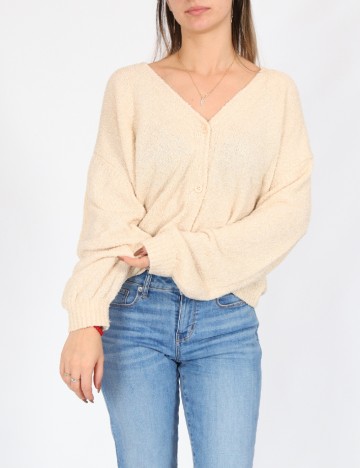 
						Cardigan NA-KD, crem