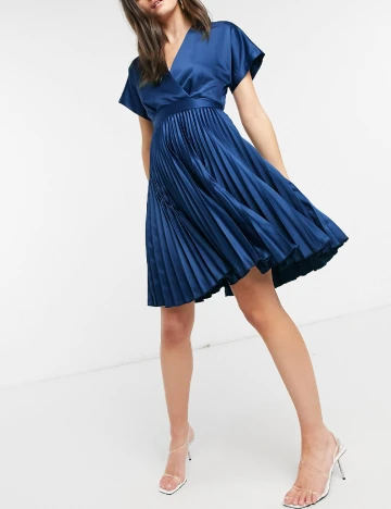 Rochie scurta Closet London, bleumarin Albastru