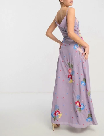 Rochie lunga Maya Deluxe, mov