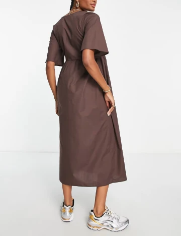 Rochie medie ASOS, maro Maro