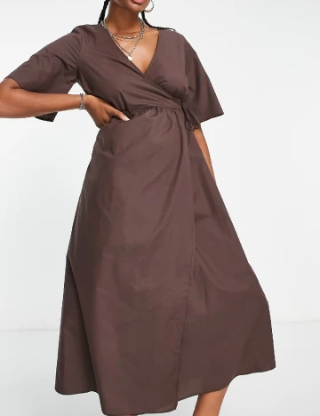 Rochie medie ASOS, maro Maro