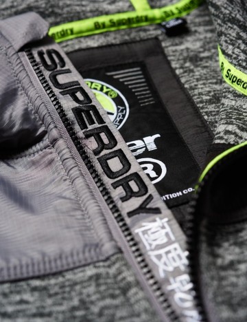 Hanorac Super Dry, gri, S