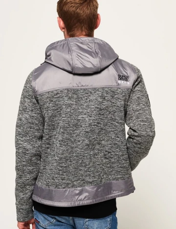 Hanorac Super Dry, gri, S