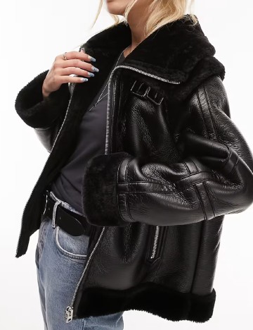 
						Geaca Top Shop, negru