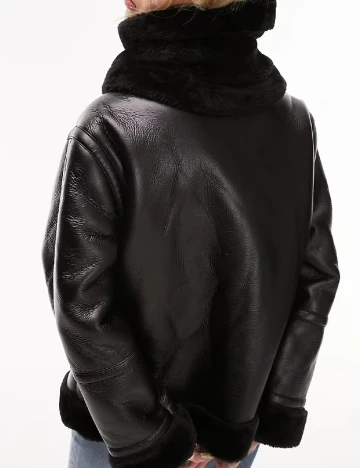 Geaca Top Shop, negru