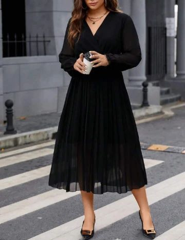 Rochie medie SHEIN CURVE, negru