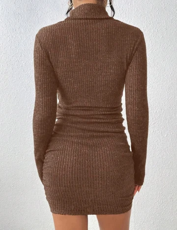 Rochie scurta SHEIN, maro