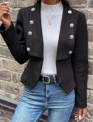 
						Blazer SHEIN, negru