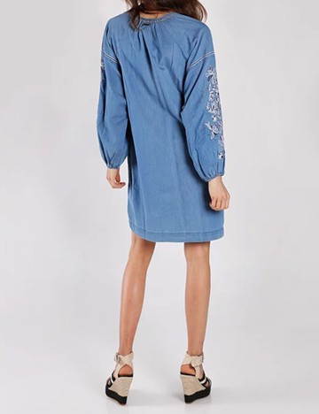 Rochie Pepe Jeans London, albastru denim, M