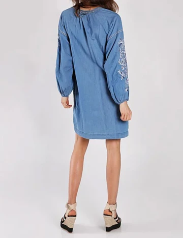 Rochie Pepe Jeans London, albastru denim, M Albastru