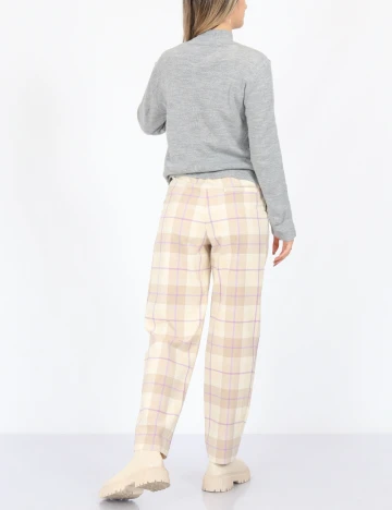 Pantaloni Monki, crem