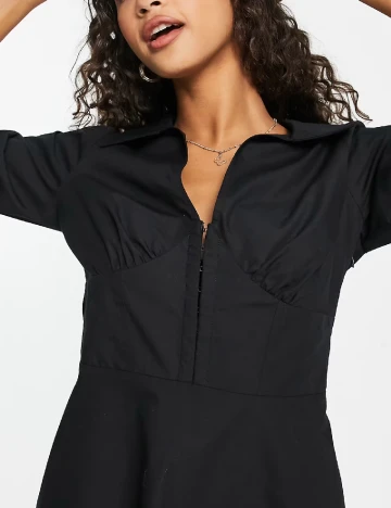 Rochie scurta Miss Selfridge, negru
