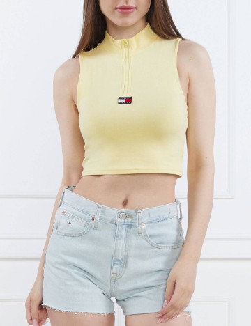 
						Top Tommy Jeans, galben