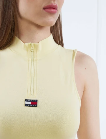 Top Tommy Jeans, galben Galben