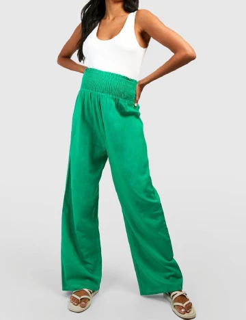 Pantaloni Boohoo maternity, verde