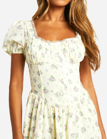 Rochie lunga Boohoo, galben