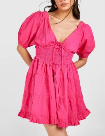 Rochie scurta Boohoo, roz