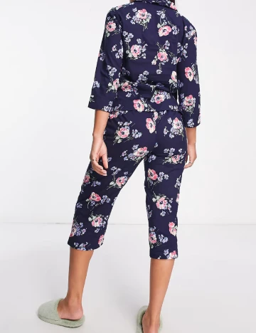 Pijama LAUREN Ralph Lauren, bleumarin