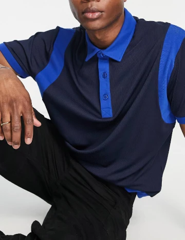Tricou ASOS, bleumarin Albastru