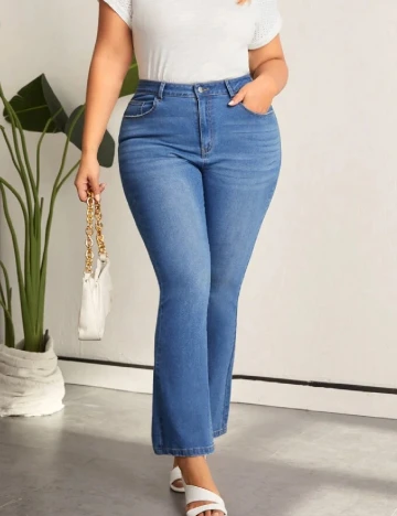 Blugi SHEIN CURVE, albastru