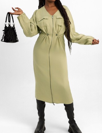 
						Rochie medie ASOS, verde