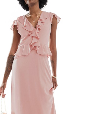 Rochie lunga TFNC London, roz