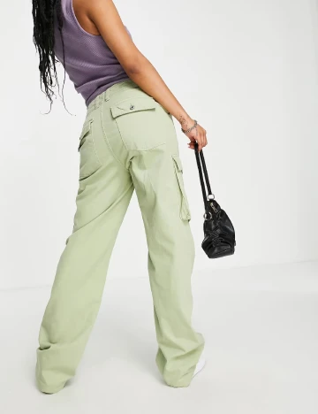 Pantaloni Bershka, verde