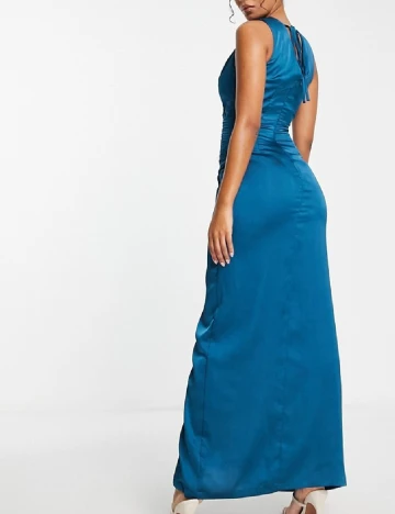Rochie lunga Liquorish, albastru