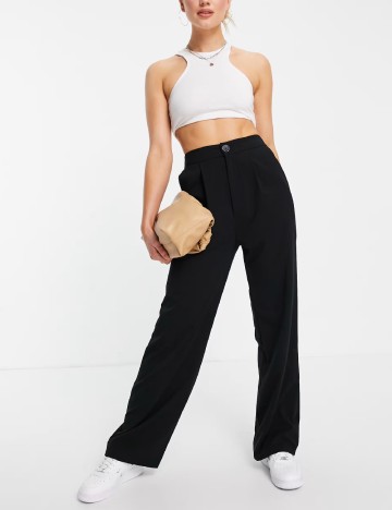 
						Pantaloni Stradivarius, negru