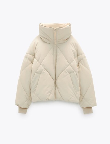 Geaca Zara, crem deschis, S