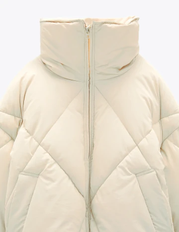 Geaca Zara, crem deschis, S