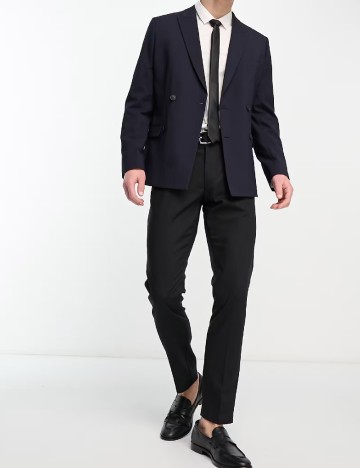 
						Sacou ASOS, bleumarin inchis