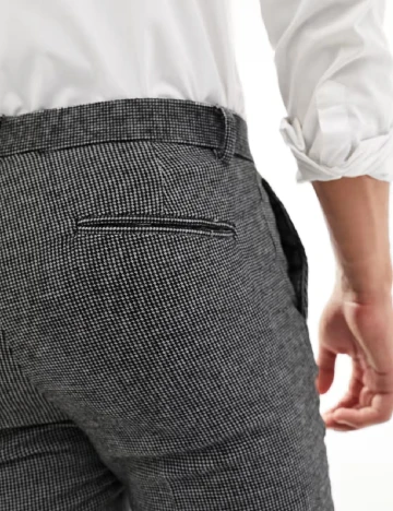 Pantaloni ASOS, gri inchis