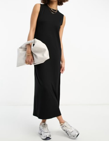 
						Rochie lunga ASOS, negru