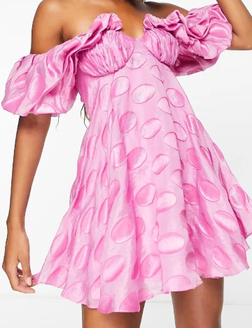 Rochie scurta ASOS, roz