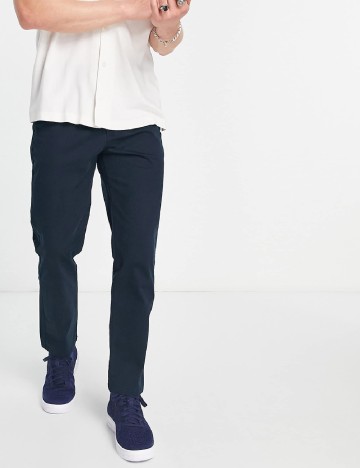 
						Pantaloni Pull&Bear, bleumarin