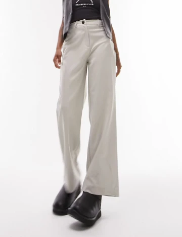 Pantaloni Top Shop, gri Gri