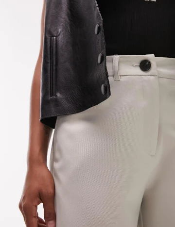 Pantaloni Top Shop, gri Gri