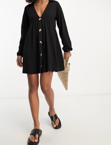 
						Rochie scurta ASOS, negru