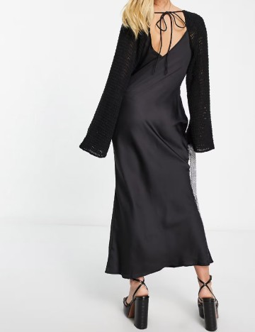 Rochie medie ASOS, negru