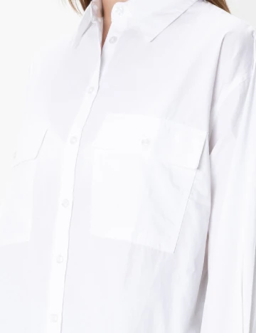 Camasa Oversize ASOS, alb