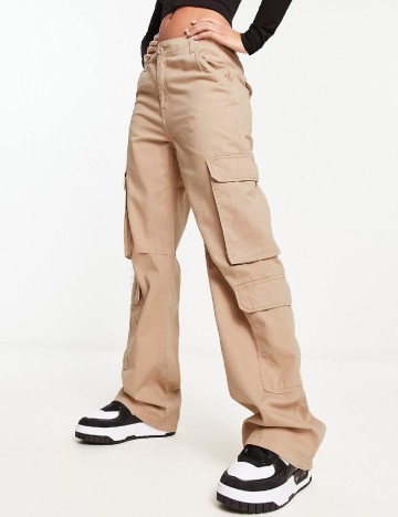 
						Pantaloni Bershka, maro
