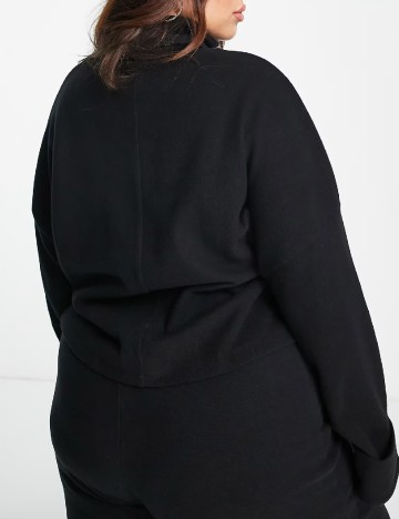 Pulover ASOS Curve, negru