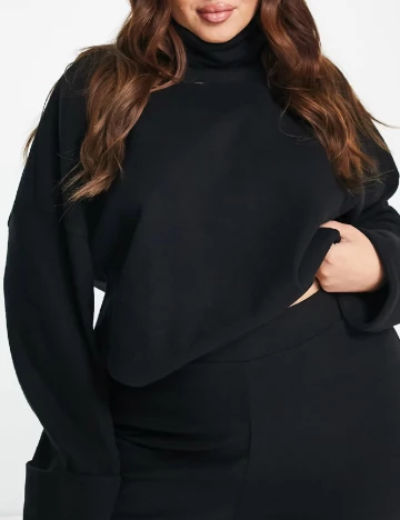 Pulover ASOS Curve, negru Negru