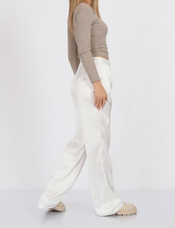 Pantaloni extro&vert, alb
