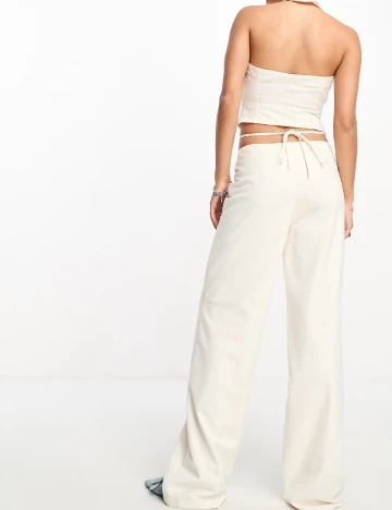 Pantaloni KYO, alb Alb