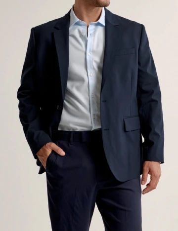 Sacou Abercrombie&Fitch, bleumarin inchis