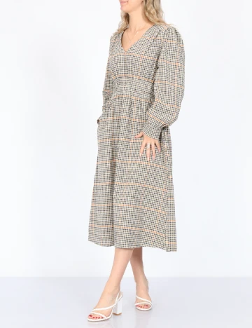 Rochie medie Object, mix culori