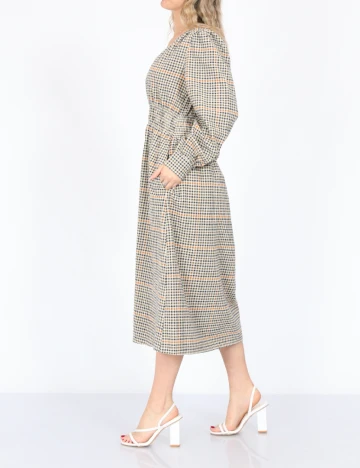 Rochie medie Object, mix culori